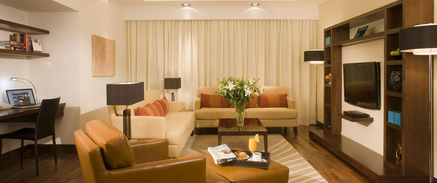 Fraser Suites  Dubai Living Area